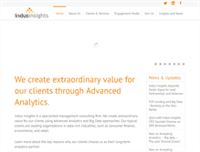 Tablet Screenshot of indusinsights.com